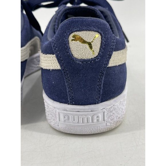Puma Men's Classic Xxi Sneakers Blue Suede Casual Low Top Lace Up US Size 7.5 - Picture 4 of 16